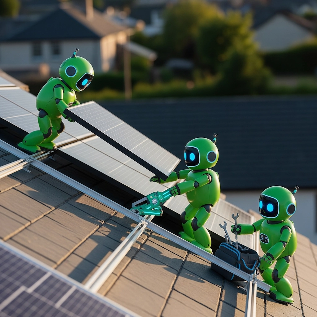 Solar installation process